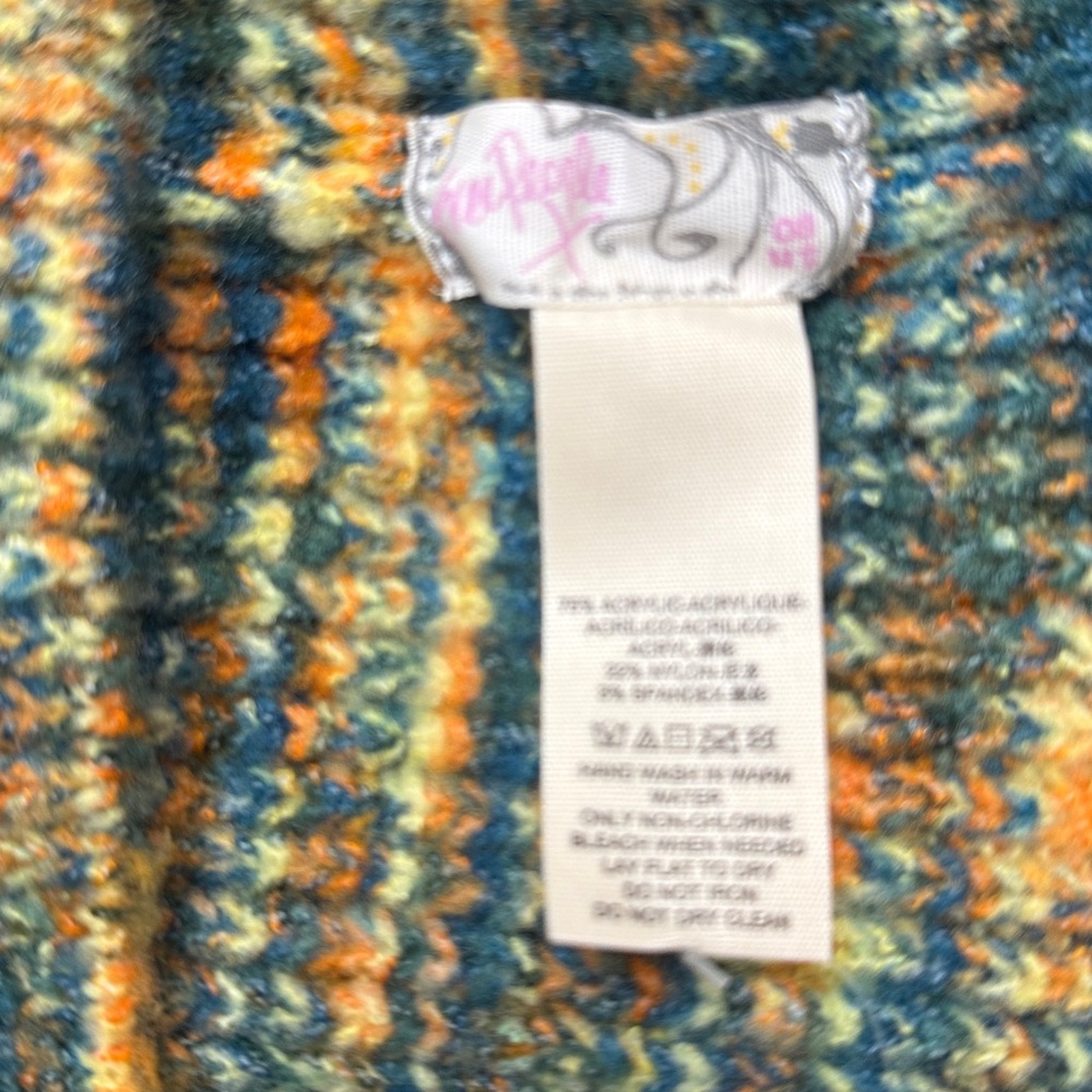 NWT - Free People - spacedye balaclava in turquoise multi - Picture 8 of 8
